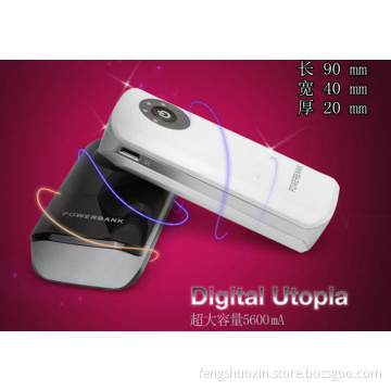 Roop 5600mAh Portable Power Bank with Built-in Flashlight
